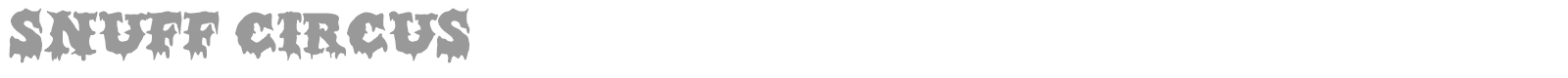 Snuff Circus font preview